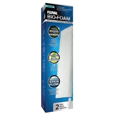 Fluval Bio-Foam, Filter foam blocks for filter 406, 407 (2-pack)