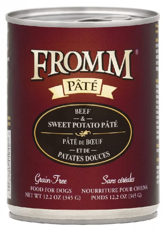 Fromm Grain Free Canned Beef & Sweet Potato Pâte Dog Food