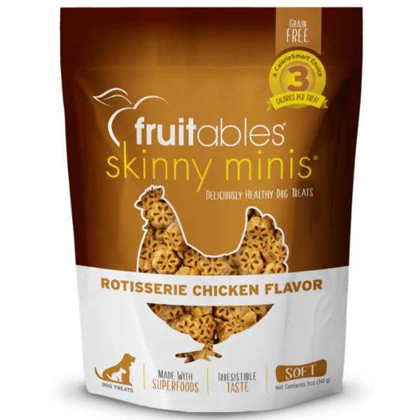 Fruitables Skinny Minis Rotisserie Chicken Dog Treats