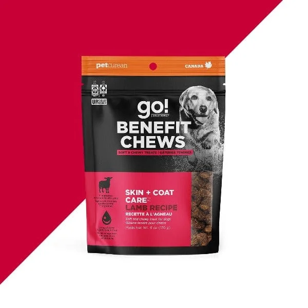 Go! Solutions Benefit Chews Skin + Coat Care Lamb Dog Treats