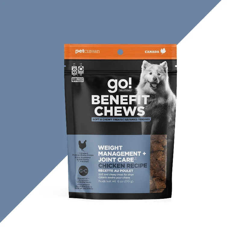 Go! Solutions Benefit Chews Weight Management + Joint Care Chicken Dog Treats