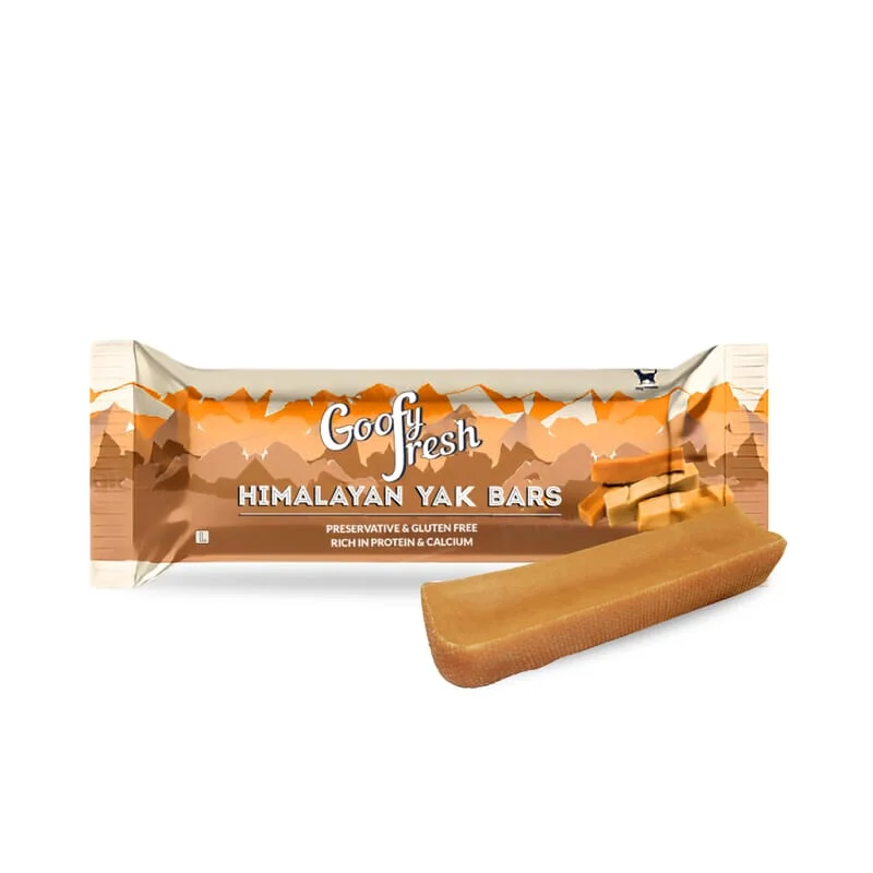 Goofy Tails Himalayan Yak Milk Dog Chew - 1 bar per pack