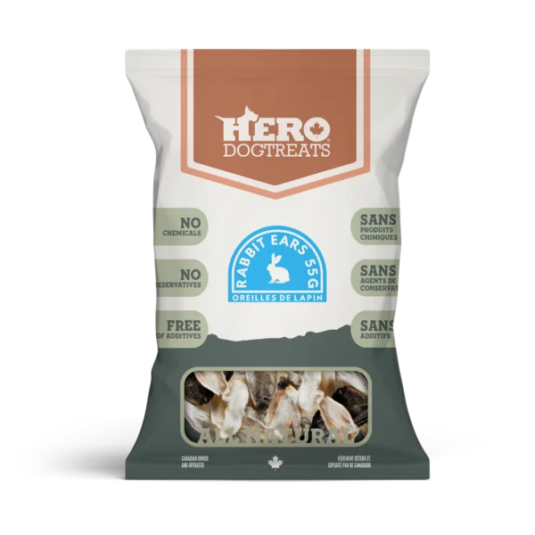 Hero Rabbit Ears Dog Treat 55g