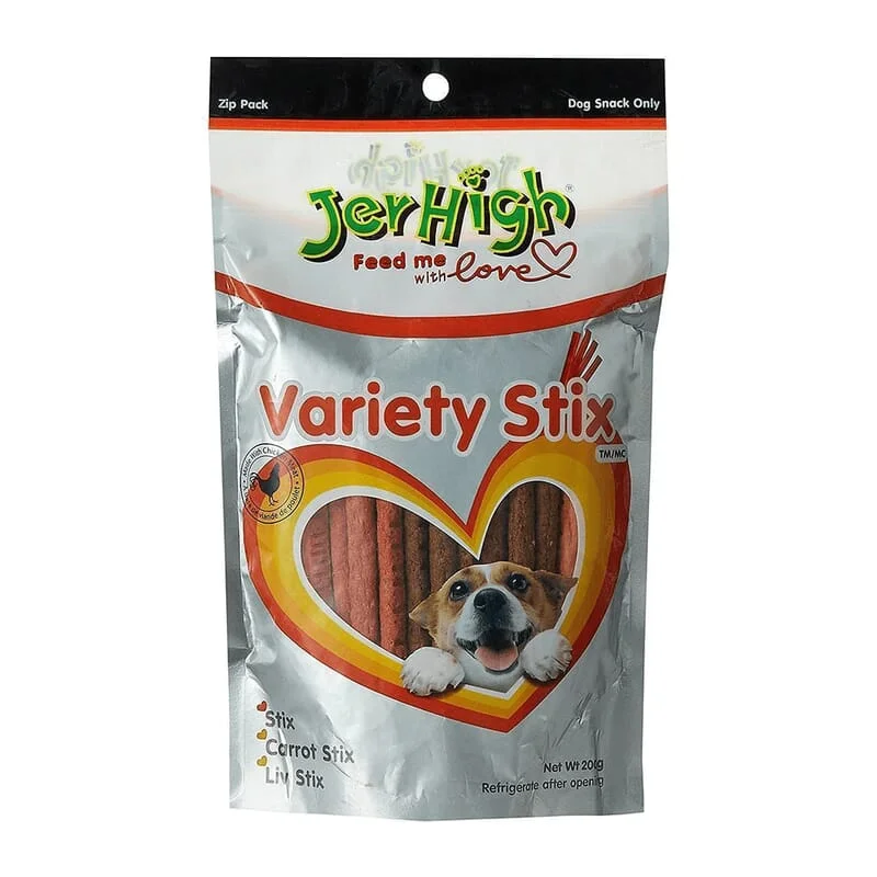 JerHigh Variety Stix Dog Treat - 200gm