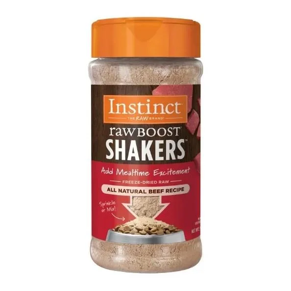 Instinct Raw Boost Shakers All Natural Beef Recipe 5.5oz