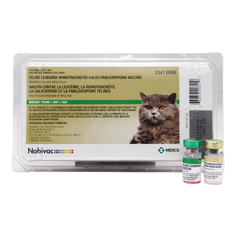 Nobivac Feline 1-HCP+FeLV, 25 x 1 Dose