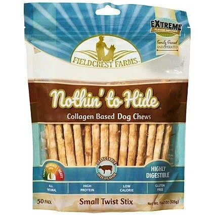 Nothin To Hide Twist Stick Beef Small 50 pack