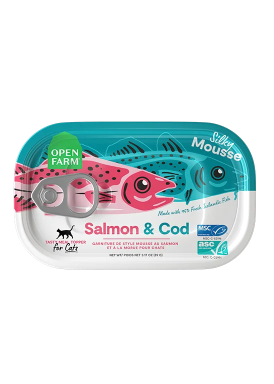 Open Farm Salmon & Cod Topper for Cats