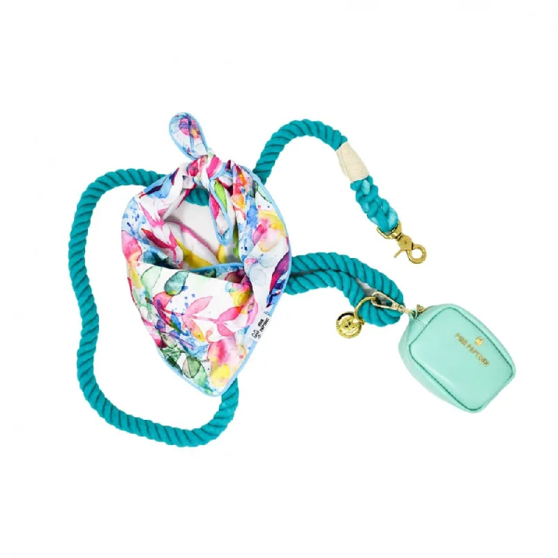 Pink Papyrus Ariel Leash, Delilah Bandana & Leilani BFF Mini Bundle Gift Set