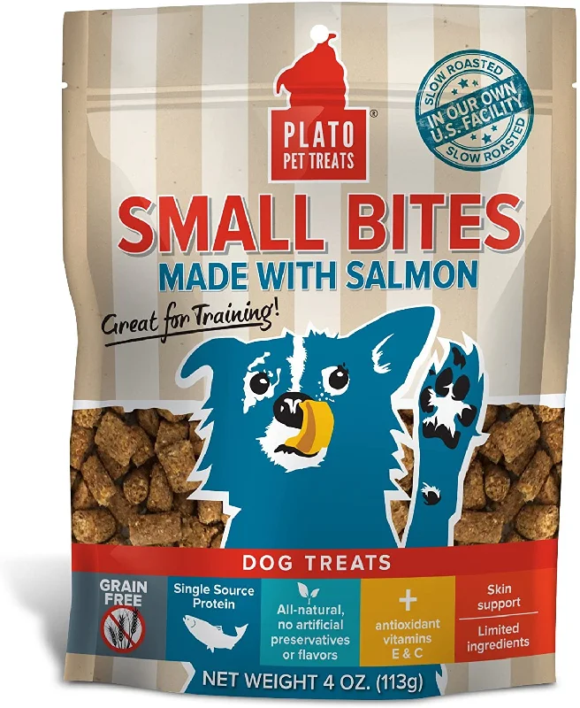 Plato Small Bites Salmon Dog Treats