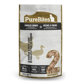 PureBites Chicken & Duck Liver Freeze Dried Cat Treats (1.12-oz)