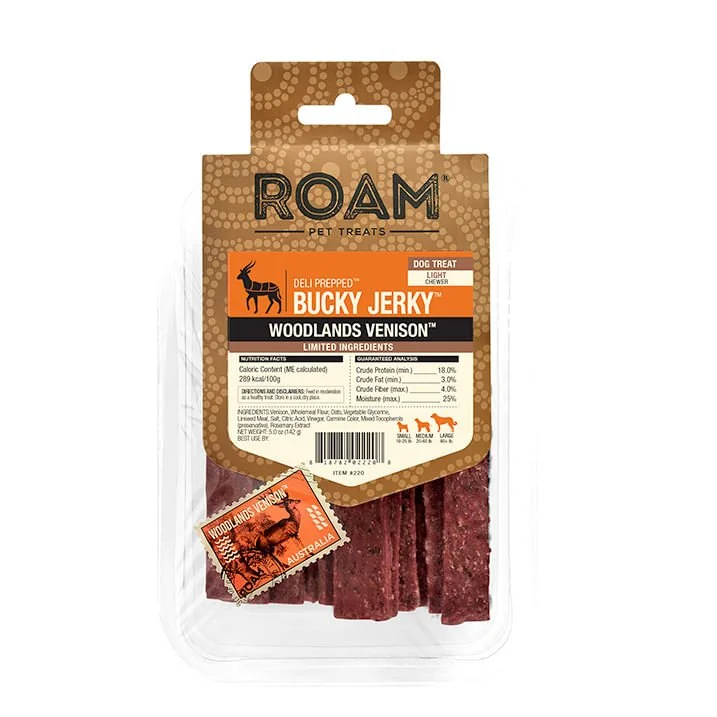 Roam Dog Treats Bucky Jerky