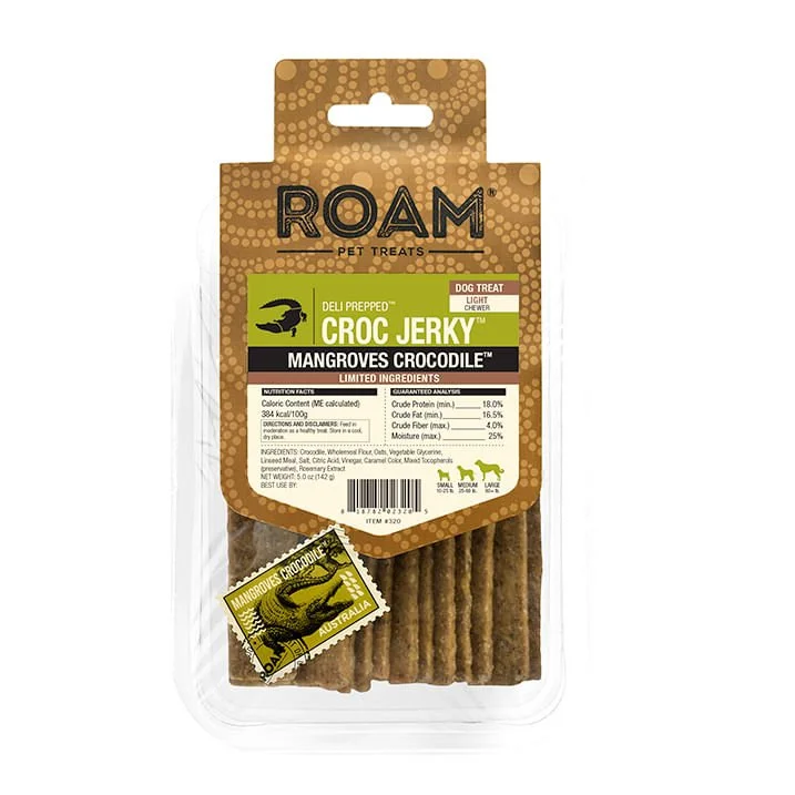 Roam Dog Treats Croc Jerky