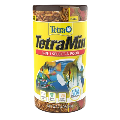 TETRA MIN 3N1 SELECT FISH FOOD 2.4oz