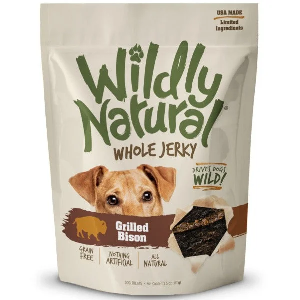 Wildly Natural Whole Jerky Grilled Bison Dog Treats