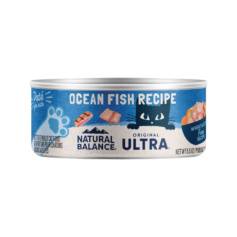 Canned Cat Food - ORIGINAL ULTRA - Ocean Fish Recipe Paté - 5.5 oz