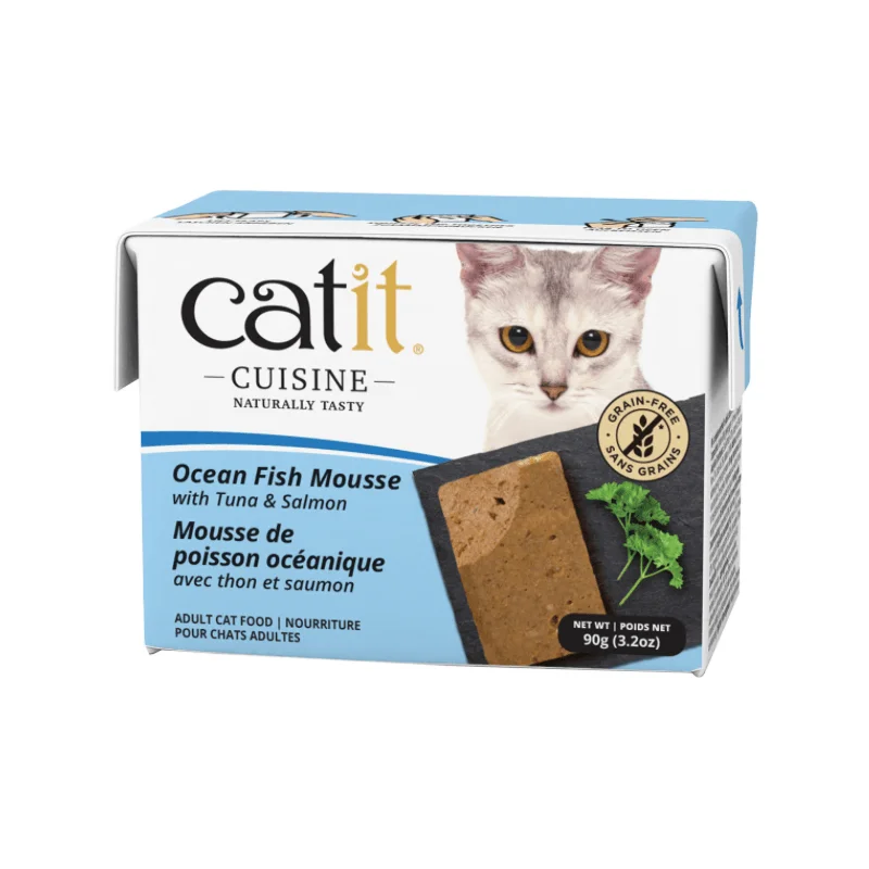 Wet Cat Food - CUISINE - Ocean Fish Mousse with Tuna & Salmon - Adult - 90 g