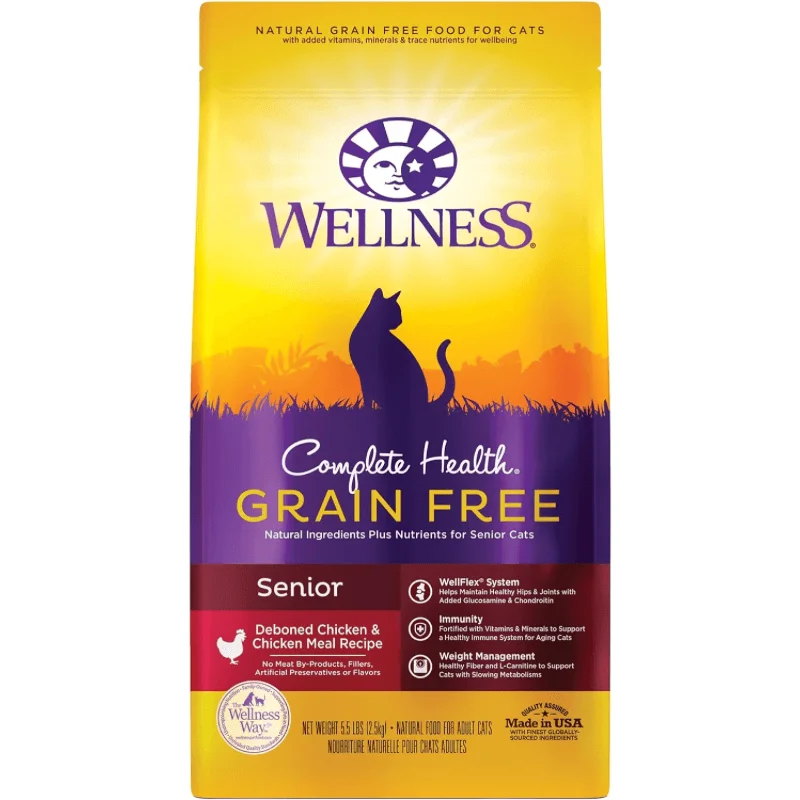 Dry Cat Food - COMPLETE HEALTH - Grain Free Chicken - SENIOR - 5.5 lb