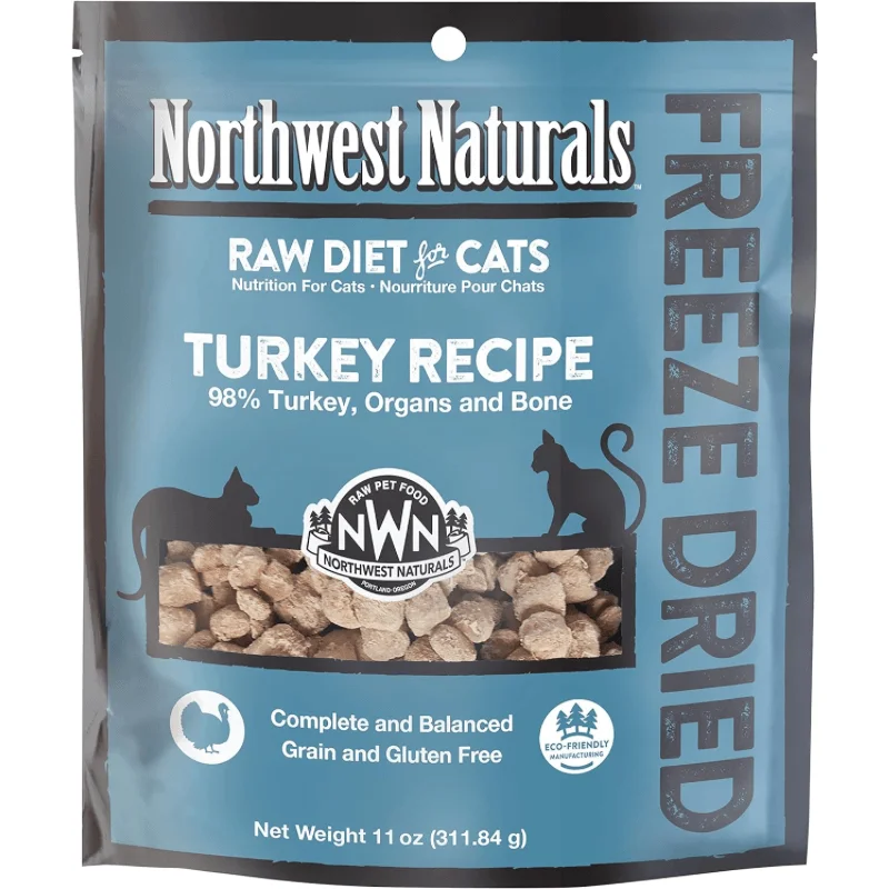 Freeze Dried Cat Food - Nibbles - Turkey Recipe - 11 oz