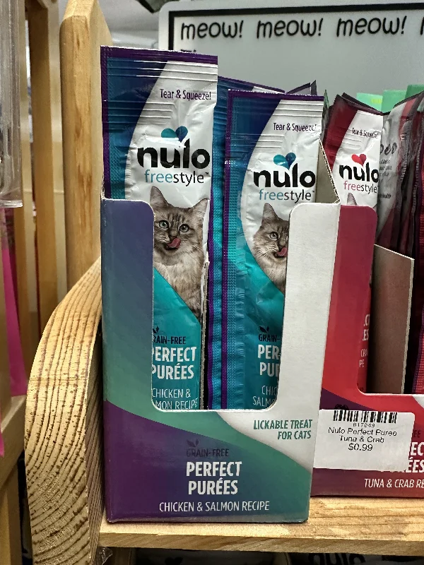 Nulo Perfect Puree Cat Treat, Chicken/Salmon, 1 stick