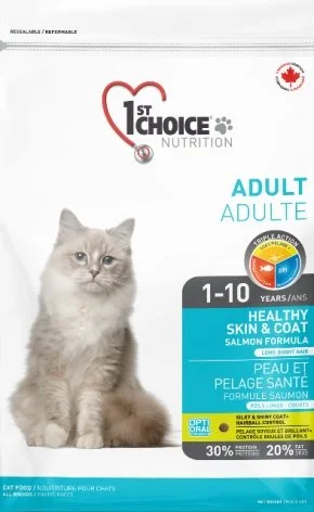 1st Choice Nutrition Healthy Skin & Coat Adult Cat Salmon Formula