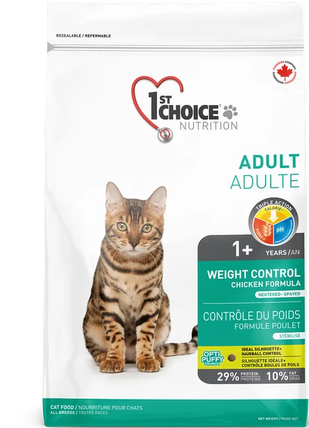 1st Choice Nutrition Weight Control Adult Cat Chicken Formula