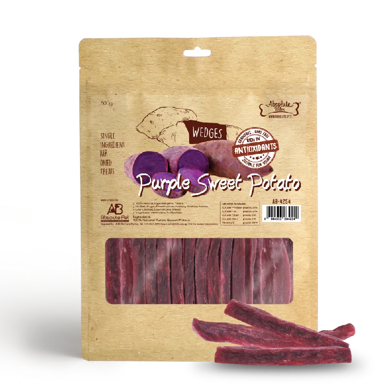 Absolute Bites Air-Dried Purple Sweet Potato Wedges 800g