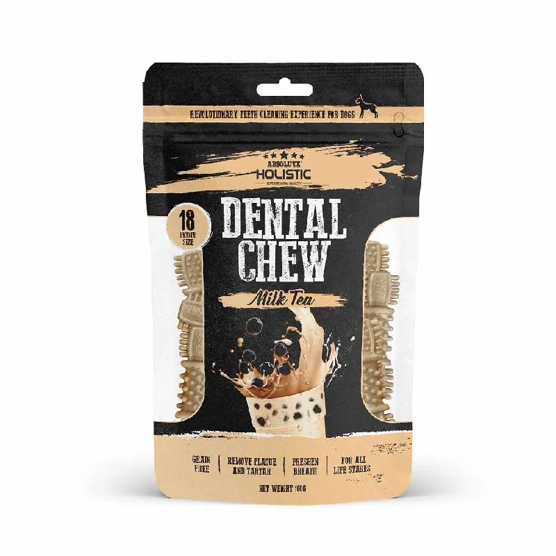 Absolute Holistic Dog Grain-Free Dental Chew Milk Tea Petite 160g