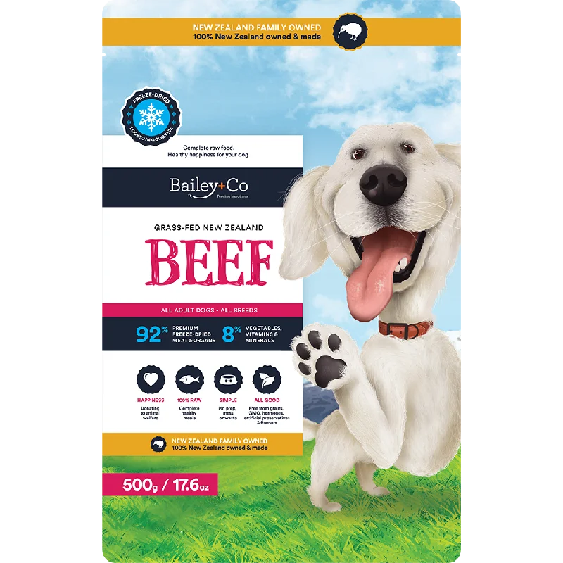 Bailey+Co Dog Freeze-Dried Grass-Fed New Zealand Beef 1.2kg