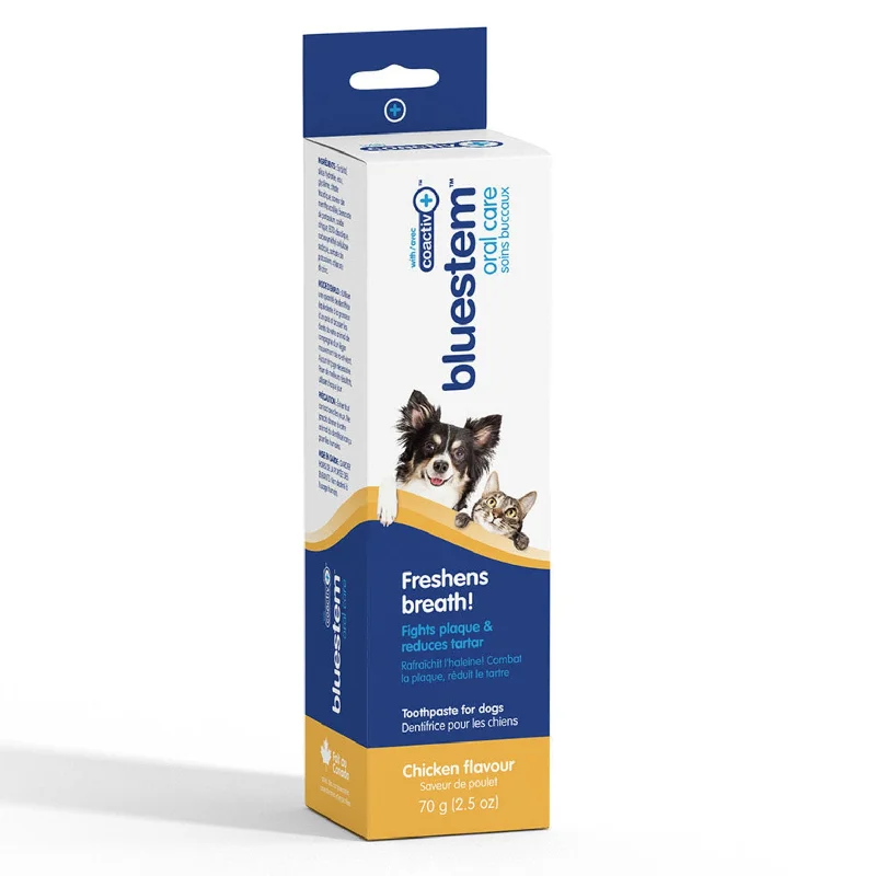 Bluestem Oral Care Chicken Flavour Toothpaste for Dog & Cat 70g/2.5oz