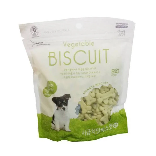 Bow Wow Dog Vegetable Biscuit 220g (BW2023)