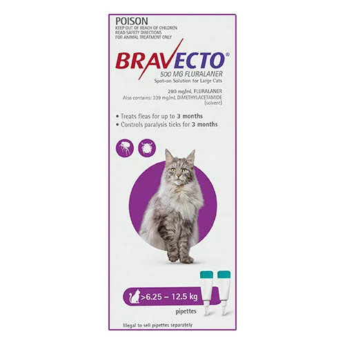 BRAVECTO CATS 6.25KG+ LGE