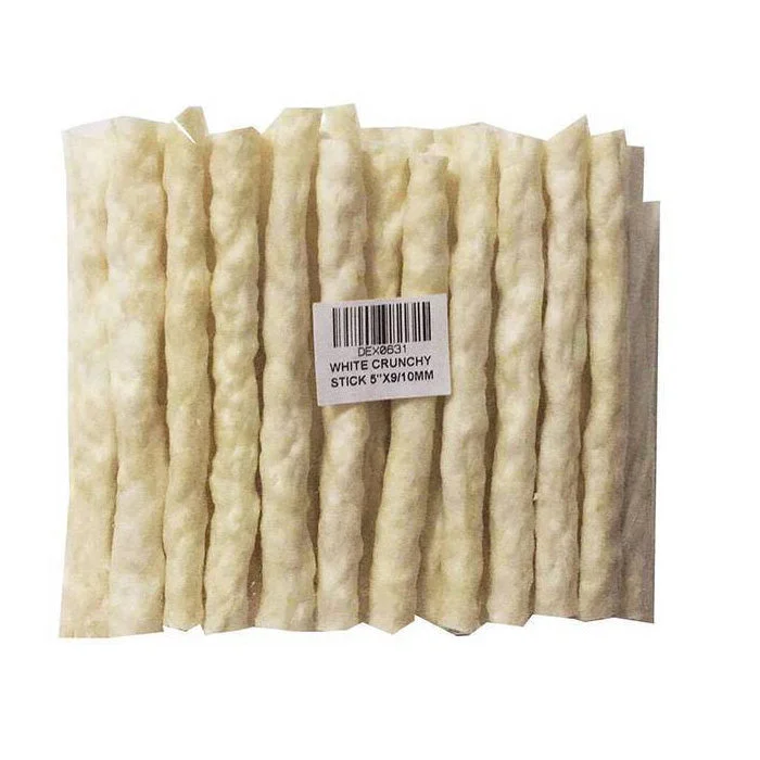 Dexpex White Crunchy Stick 5" x 9/10mm 50pcs