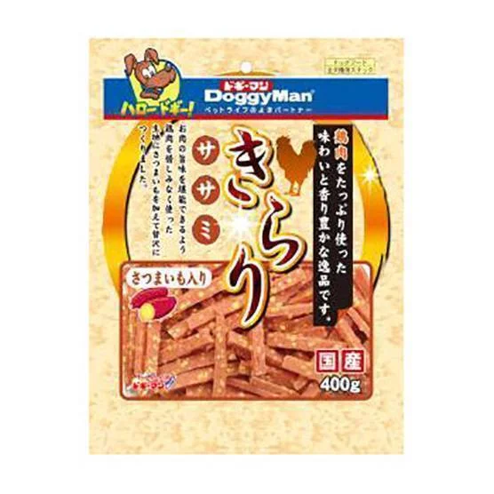 DoggyMan Glitter Sasami with Sweet Potato 400g