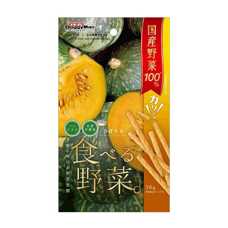 DoggyMan Vegetable Sticks with Pumpkin 30g