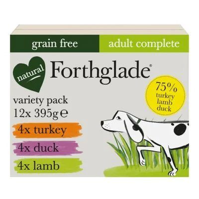 FORTHGLADE MULTICASE LAMB,TURKEY,DUCK X12 TRAYS