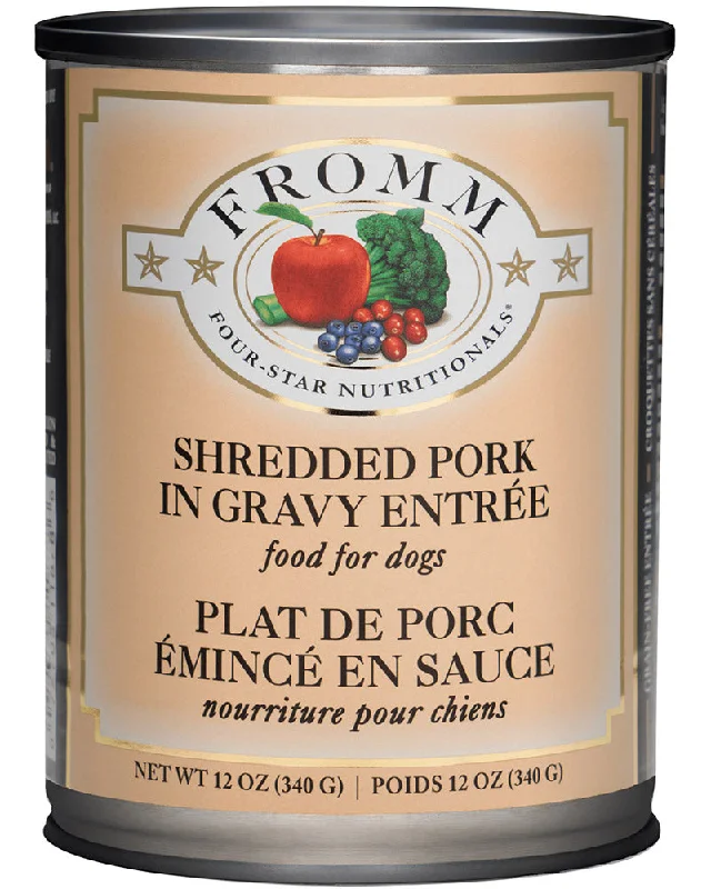 Fromm Shredded Pork in Gravy Canned Dog Food 13oz