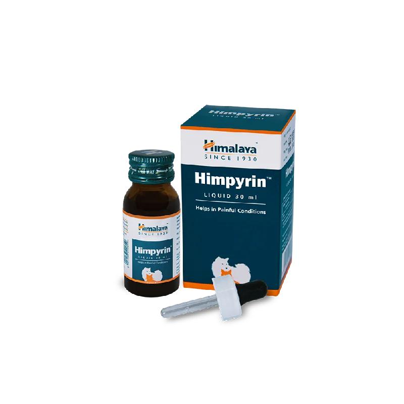 Himalaya Himpyrin Liquid Pain Relief & Anti-Inflammatory for Dogs & Cats 30ml