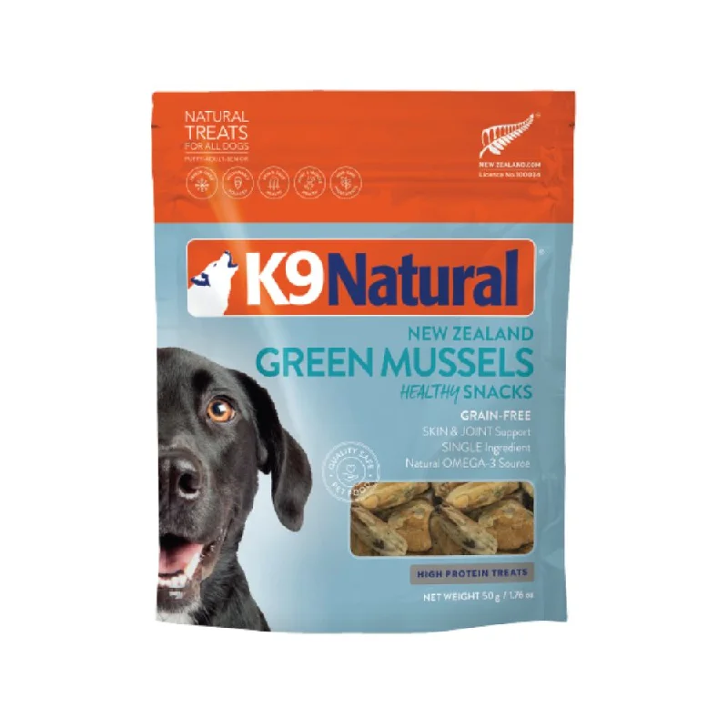 K9 Natural Dog Healthy Snacks Green Mussels 50g