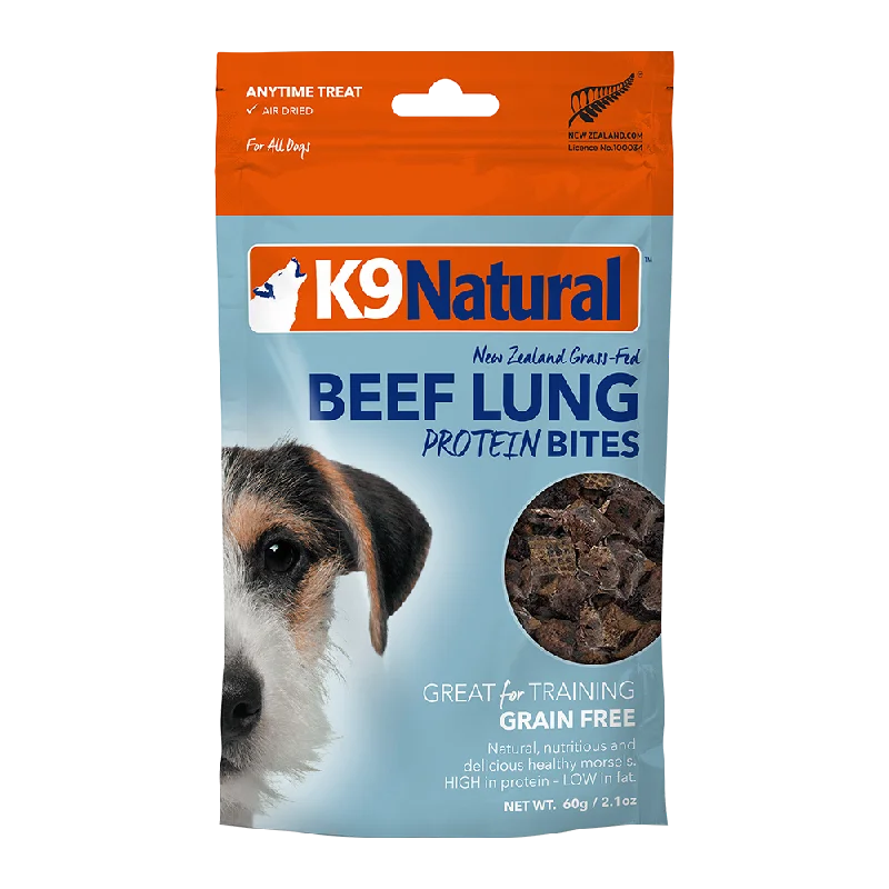 K9 Natural Dog Protein Bites Beef Lung 60g