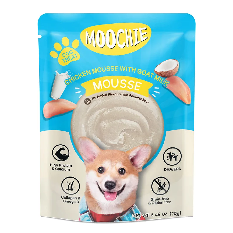 Moochie Dog Treat Chicken Mousse With Goat Milk 70g