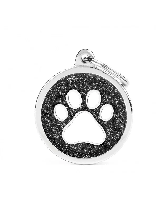 MY FAMILY SHINE CIRCLE PAW BLACK