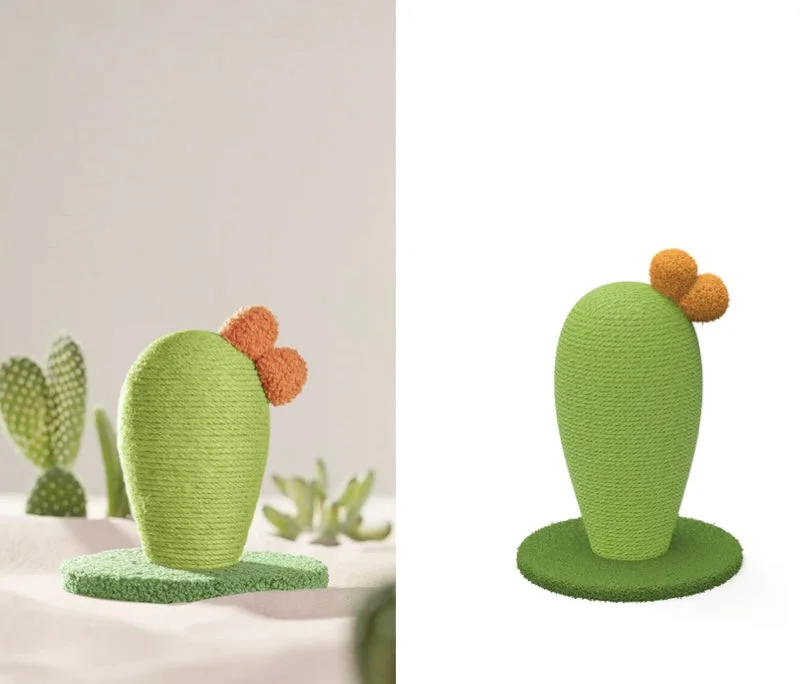 One For Pet Designer Cat Post - Cactus Mini