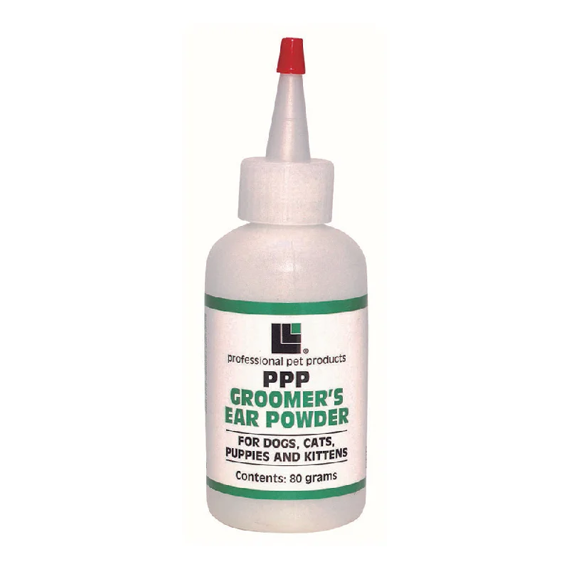 PPP Groomer's Ear Powder For Dogs, Cats, Puppies & Kittens 1oz