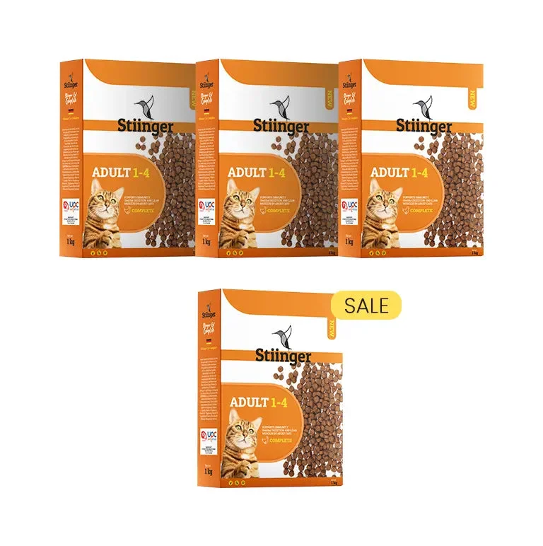 Premium Cat Dry Food: Buy 3 Get 1 FREE