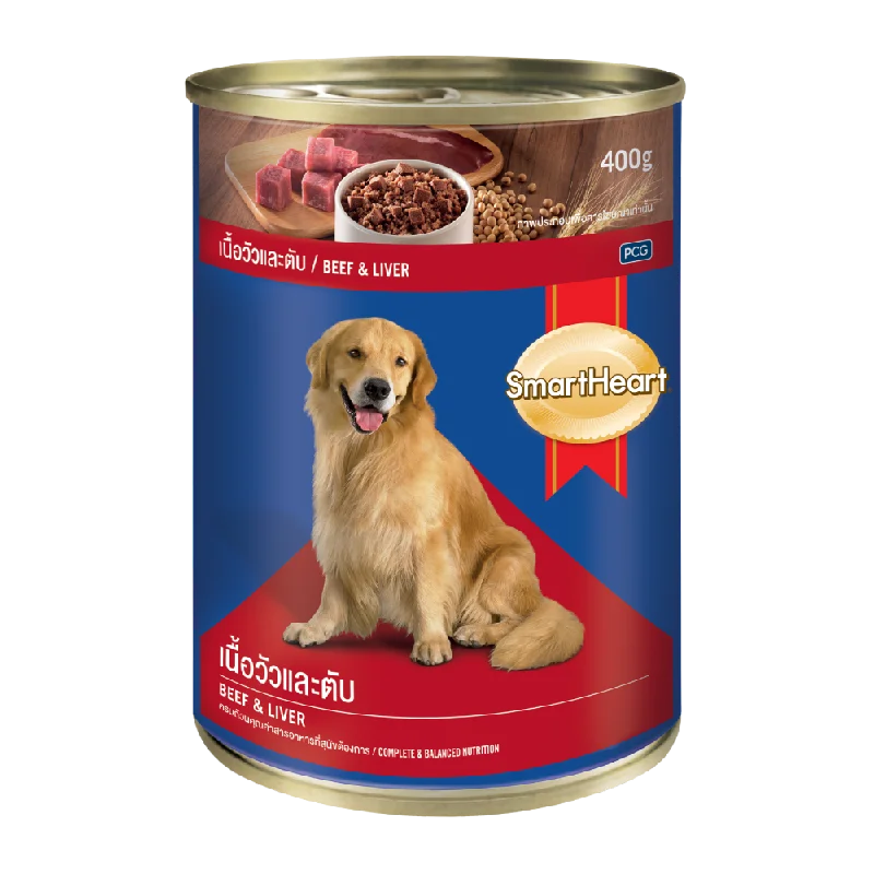 SmartHeart Dog Can Beef & Liver 400g