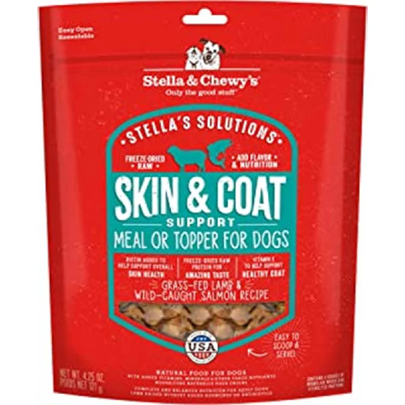 Stella & Chewy's Dog Stella's Solutions Skin & Coat Boost - Grass-Fed Lamb & Wild Caught Salmon 13oz