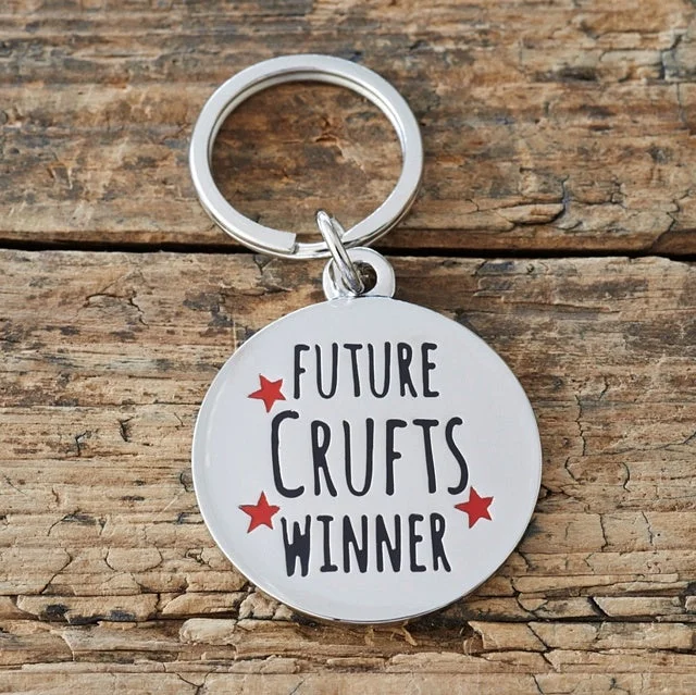 Sweet William ID Tag - "Future Crufts Winner"