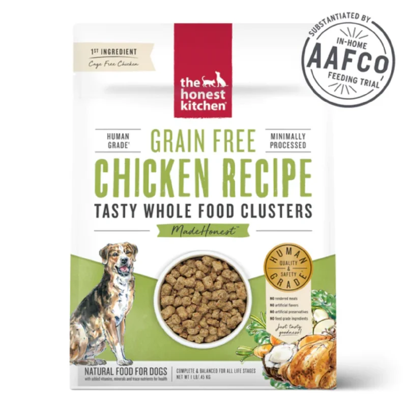 The Honest Kitchen Dog Clusters GF Chicken