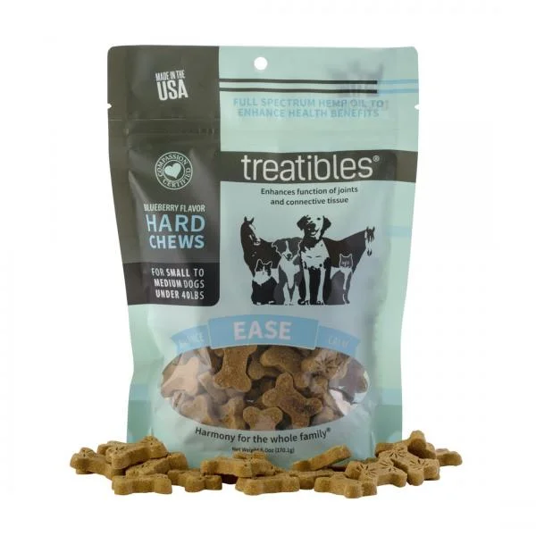 Treatibles Chews Small 1 mg Ease Blueberry 75 ct.